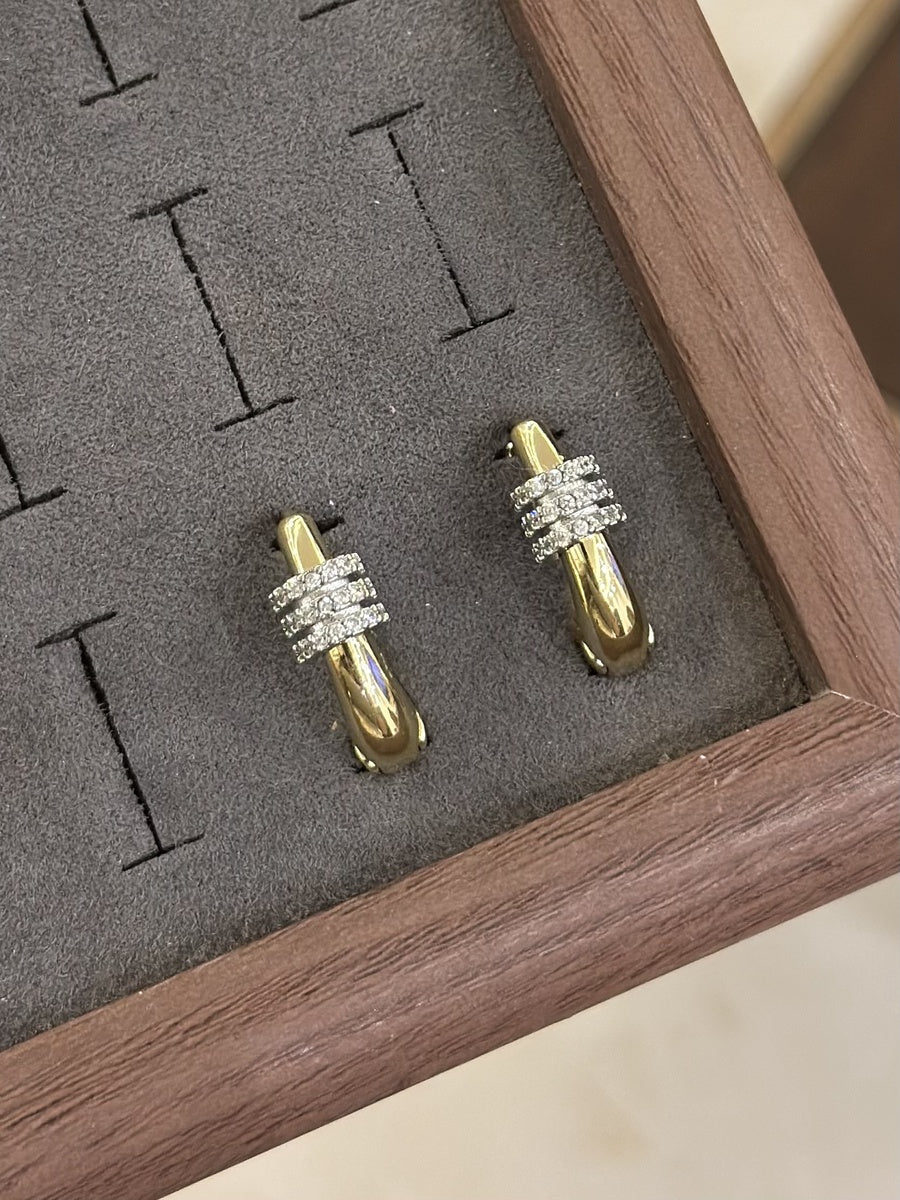 Double-line-earring