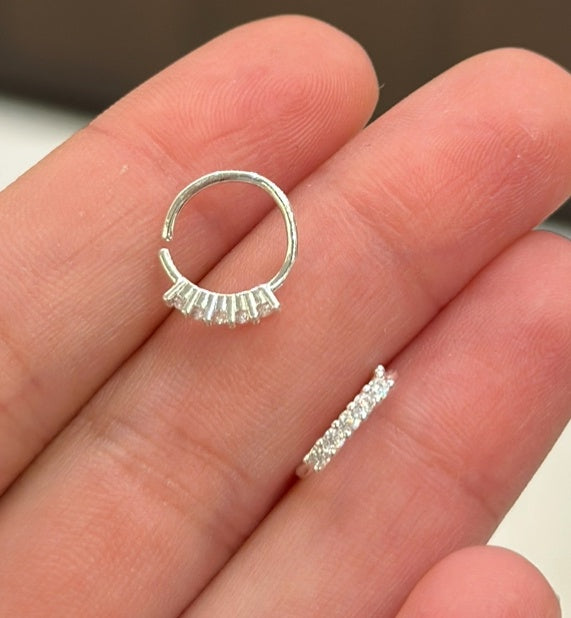 Silver-nose-piercing